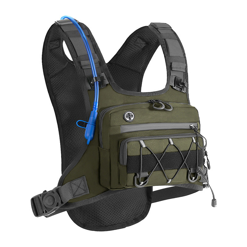 Men’s Waterproof Tactical Chest Bag, Outdoor Crossbody Sling for Hiking, Trail Running, Travel & Camping