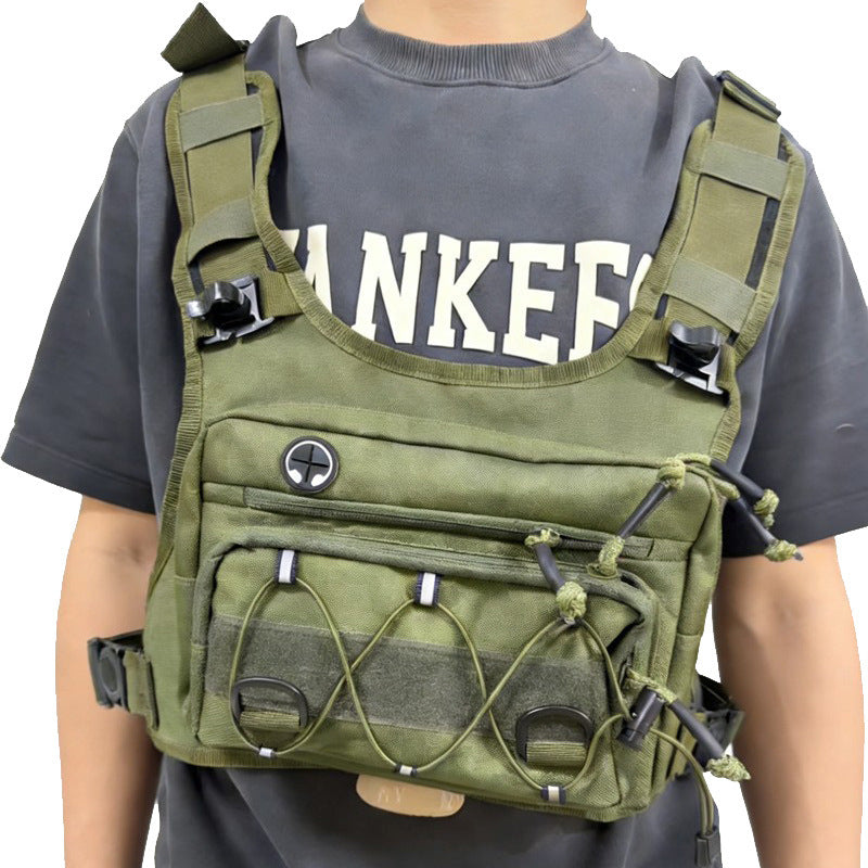 Men’s Waterproof Tactical Chest Bag, Outdoor Crossbody Sling for Hiking, Trail Running, Travel & Camping
