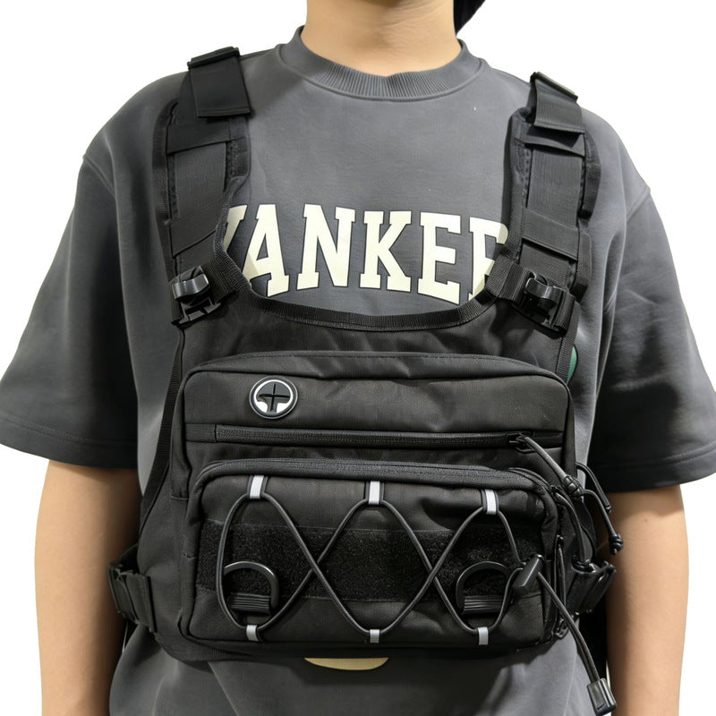 Men’s Waterproof Tactical Chest Bag, Outdoor Crossbody Sling for Hiking, Trail Running, Travel & Camping
