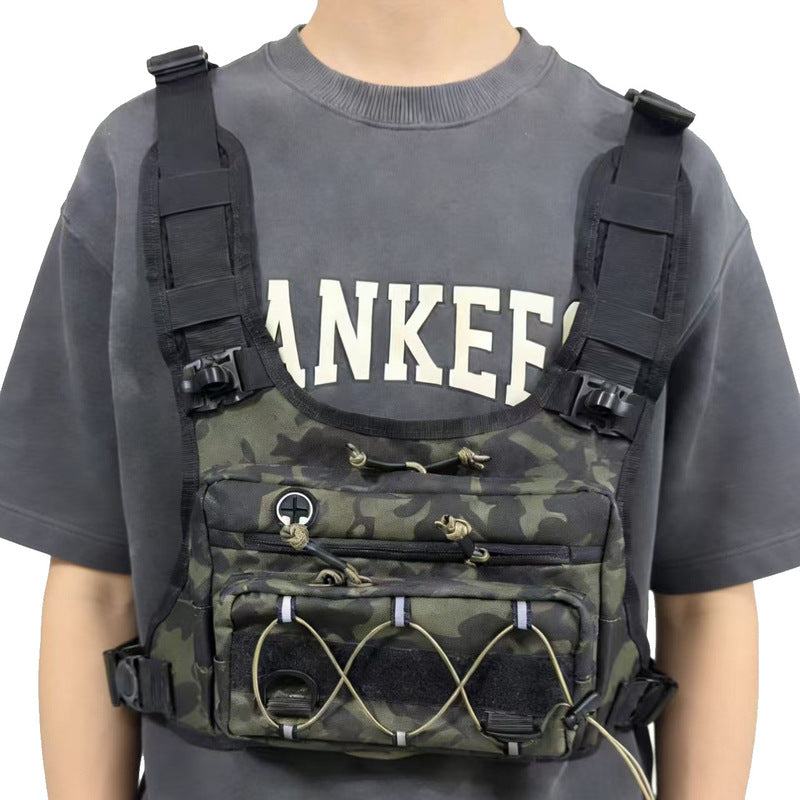 Men’s Waterproof Tactical Chest Bag, Outdoor Crossbody Sling for Hiking, Trail Running, Travel & Camping