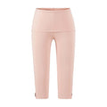 Women's Shorts Stretchy Slim Fit Capri Leggings with Side Slit Casual Bum Lifter Workout Pants