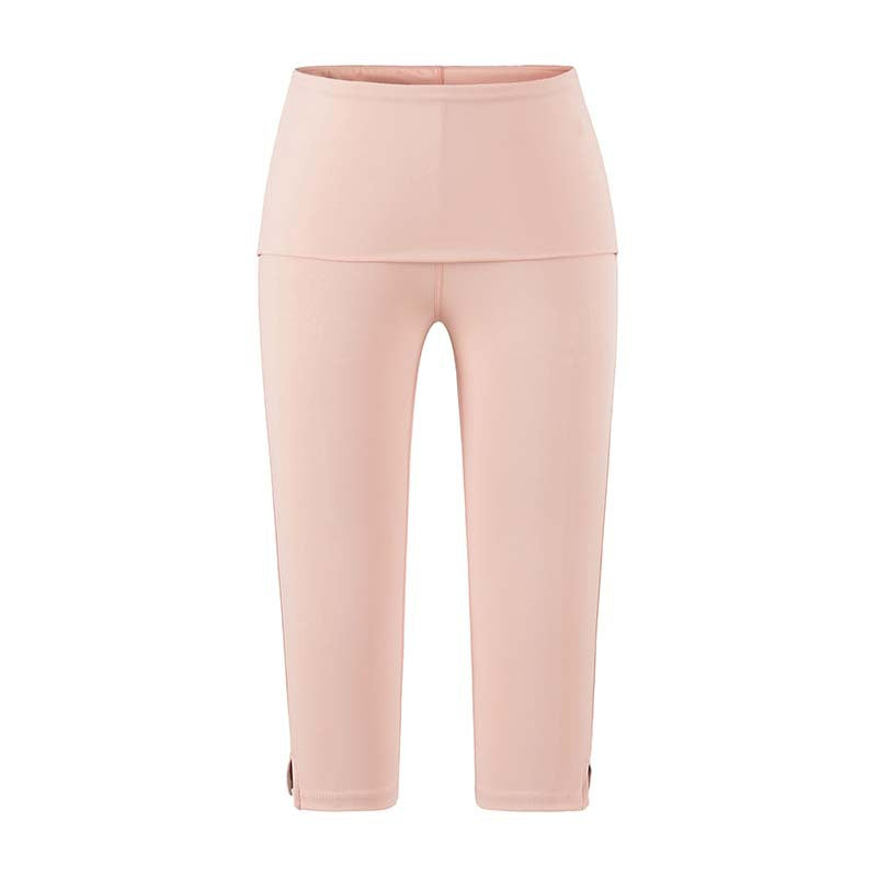 Women's Shorts Stretchy Slim Fit Capri Leggings with Side Slit Casual Bum Lifter Workout Pants