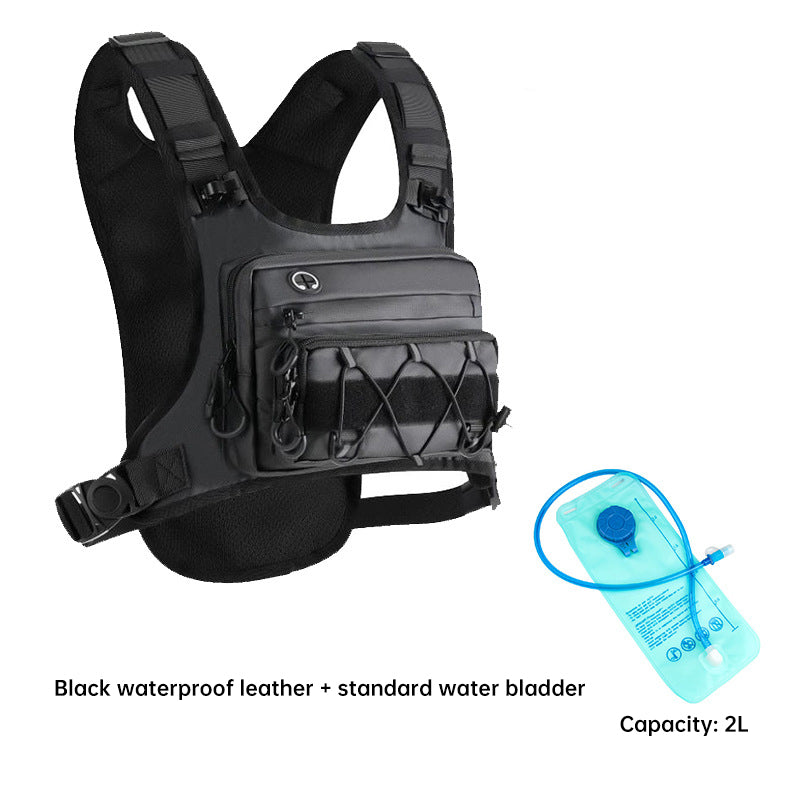 Men’s Waterproof Tactical Chest Bag, Outdoor Crossbody Sling for Hiking, Trail Running, Travel & Camping