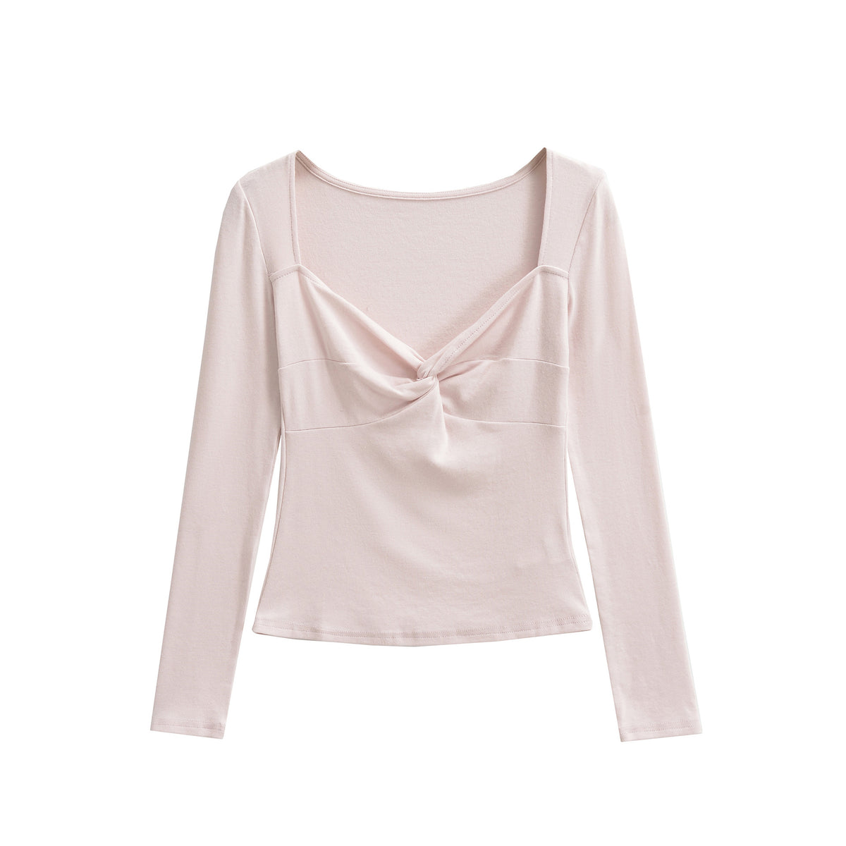 Chic Long Sleeve V-Neck Knit Top for Women