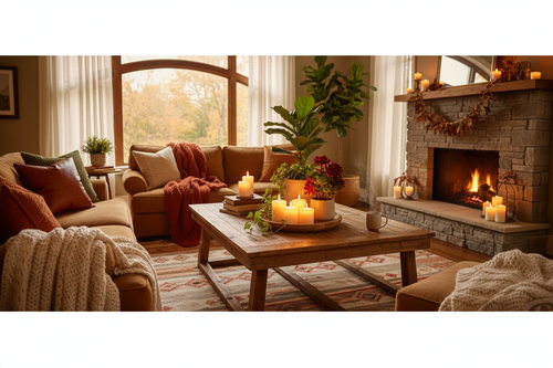 Cozy Living Room - Hygge Style